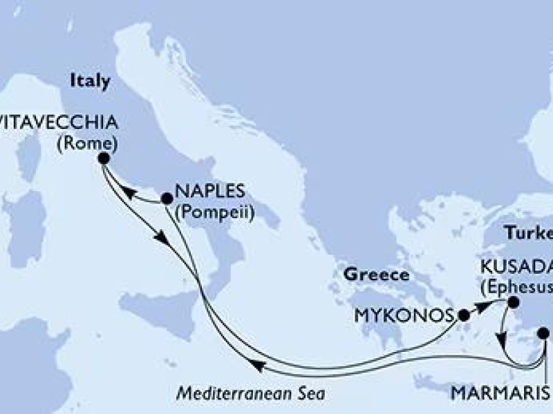 Msc Divina İle Kuşadası Kalkışlı Ege Ve Akdeniz 2026